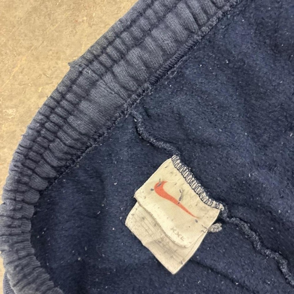 Vintage 90s Nike Navy Blue Baggy Sweatpants Size 2xl - Picture 4 of 6